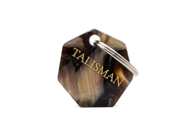 Schlüsselanhänger Seva in Fantasy aus Acetat, hochglänzend, mit Gravur